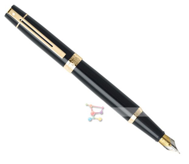 Перьевая ручка Sheaffer Gift Collection 300  Glossy Black GT   FP M Sh932504