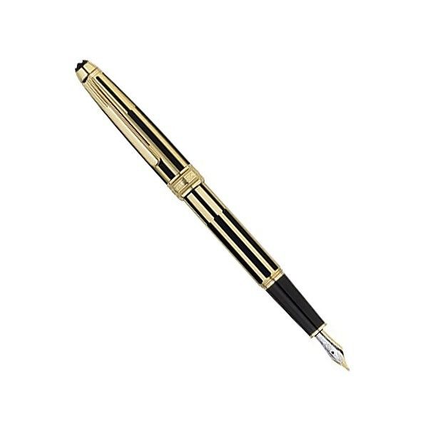 Ручка перьевая MontBlanc Meisterstuck Solitaire Gold/Black 35979 M