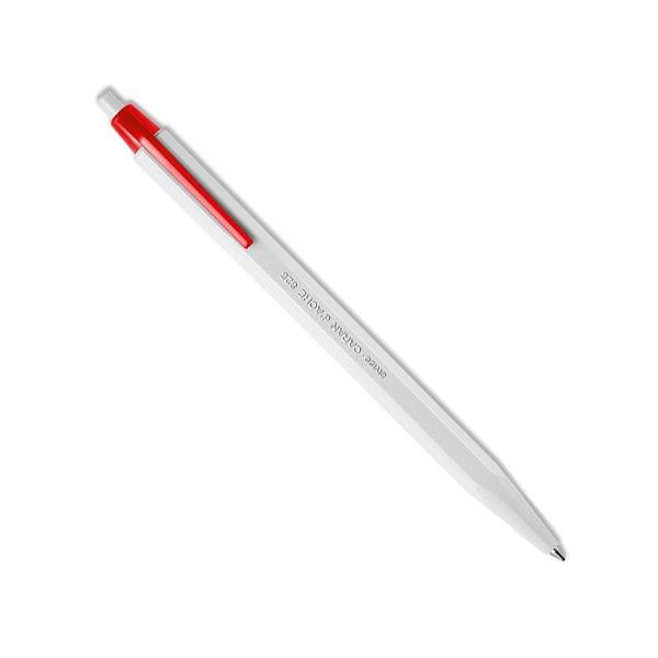 Шариковая ручка Caran d'Ache 825 Eco с красной клипсой