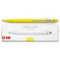 Шариковая ручка Caran d'Ache 849 Popline Fluorescent Yellow желтая 849.970