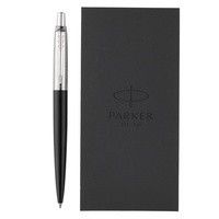 Фото Подарочный набор Parker: шариковая ручка Jotter Bond Street Black CT + блокнот 16 232b17