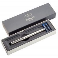 Комплект Перьевая ручка Parker JOTTER 17 SS CT FP 16 112 + Блокнот Moleskine Classic средний черный QP616
