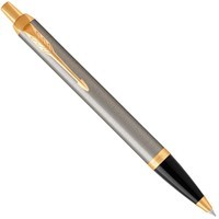 Комплект Шариковая ручка Parker IM 17 Brushed Metal 22 232 + Кожаная папка Tonino Lamborghini 47324735
