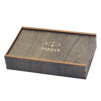 Подарочный набор: Подарочная коробка + Parker Jotter 17 Standard Black CT BP 15 632+PW1