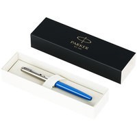 Перьевая ручка Parker Jotter 17 Plastic Blue CT FP M 15 112