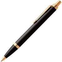 Шариковая ручка Parker IM 17 Black GT BP Трезубец из колосков 22032_T059y