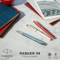 Перьевая ручка Parker IM 17 Premium Blue Grey CT FP F 24 911