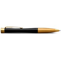 Шариковая ручка Parker URBAN 17 Muted Black GT BP Трезубец на торце + Слава Украине 30035_T011y