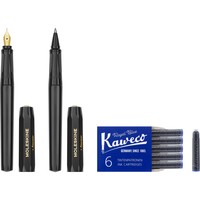 Набор Moleskine x Kaweco Черный Чернильная ручка + Шариковая ручка + 6 картриджей KAWPENSETMBK