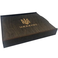 Фото Подарочная коробка UKRAINE для ручки Parker и блокнота Moleskine PW-4