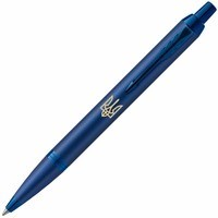 Шариковая ручка Parker IM 17 Professionals Monochrome Blue BP Тризуб 28132_T001y