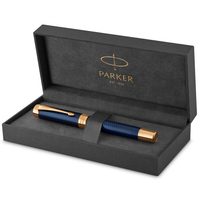 Перьевая ручка Parker Duofold Prestige Blue Chevron GT FP-C F 96 001